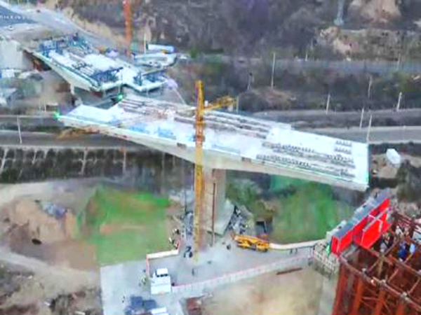 禹門口大橋轉(zhuǎn)體